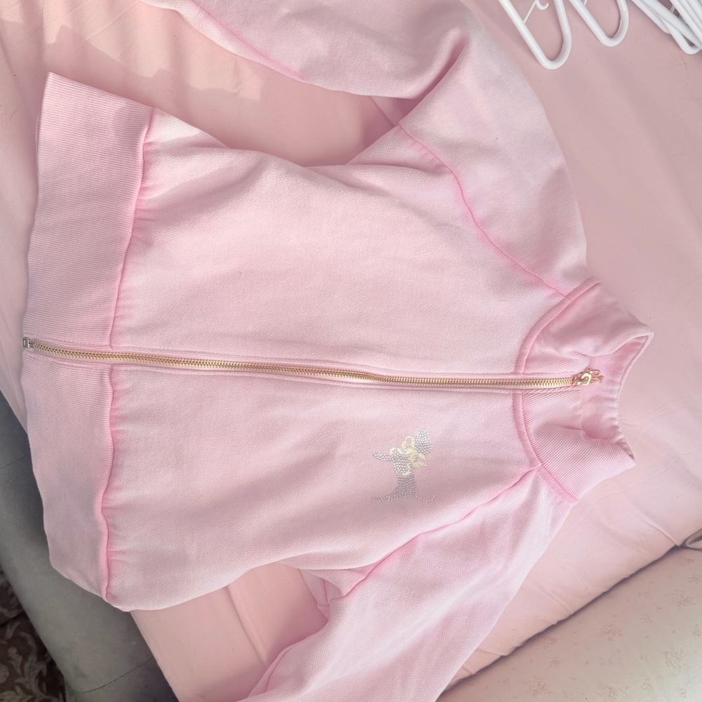 PINK Victoria's Secret x LoveShackFancy Soft Pink Hoodie